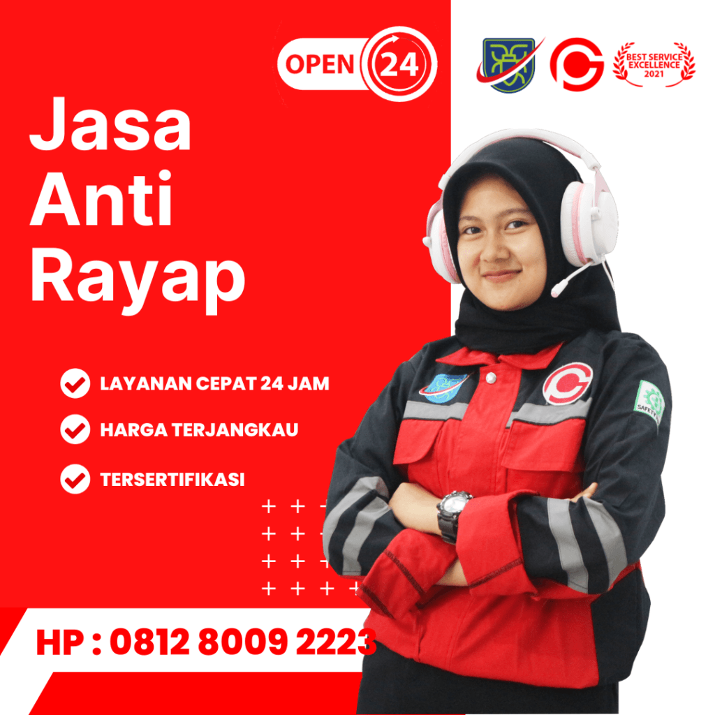 Jasa pembasmi rayap bergaransi