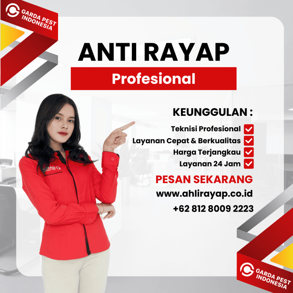 Jasa Anti Rayap di Bekasi Metode Lengkap