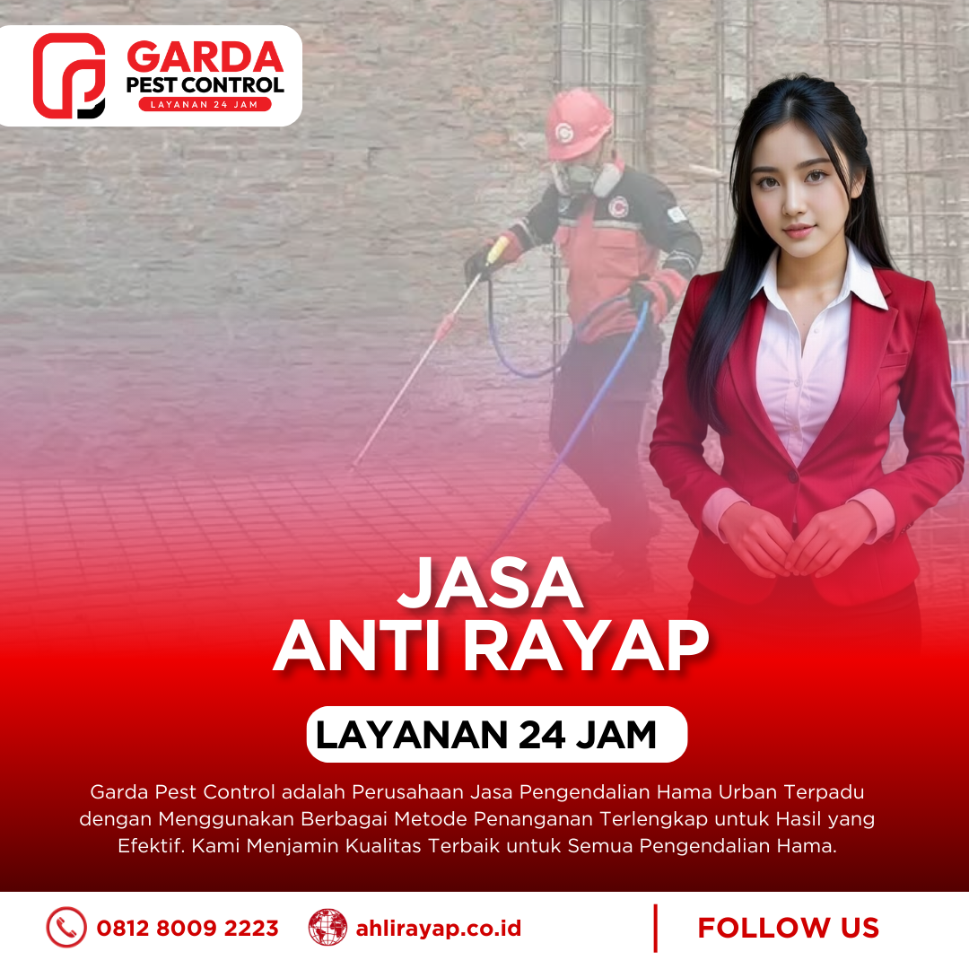 Jasa Anti Rayap Pra-Konstruksi Termurah di Indonesia