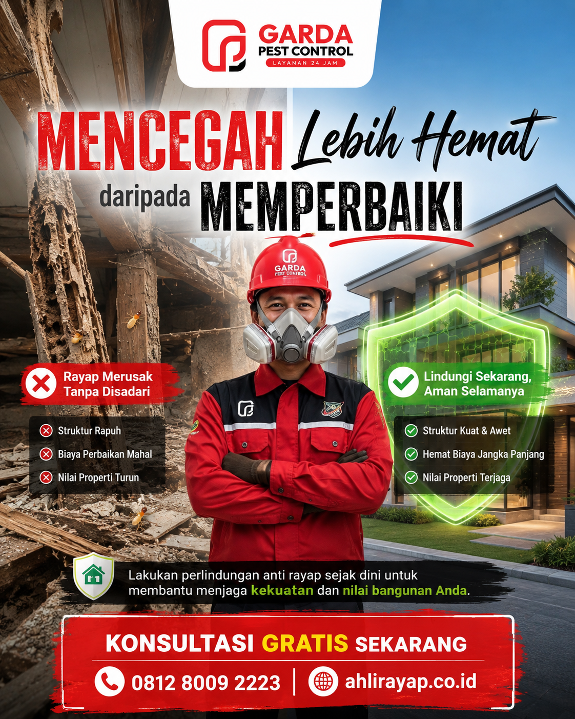 Jasa Anti Rayap No.1 Terbaik dan Terkemuka Bali