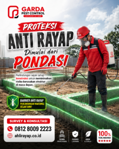 Jasa Anti Rayap No.1 Terbaik dan Terkemuka Bandung