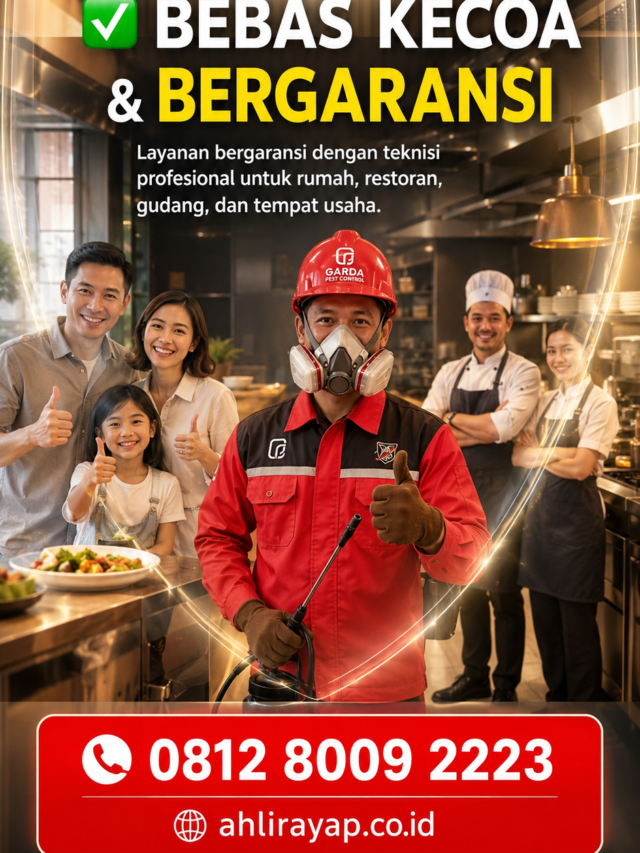 Jasa Pembasmi Kecoa di Lombok Timur Bergaransi